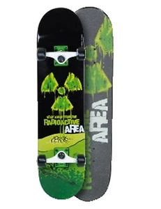 Skateboard completo radioattivo nero verde nuovo - Foto 1 di 1