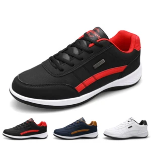 2021 Men's Trainers Lightweight Breathable Casual Walking Shoes Running Sneakers - Picture 1 of 14