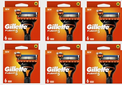 Lot Lames GILLETTE FUSION 5 Recharges de Rasoir Pack Rechange Gilette Proglide *