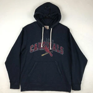 Forty Seven 47 Brand St Louis Cardinals MLB Pullover Hoodie Womens Medium Blue - Picture 1 of 12