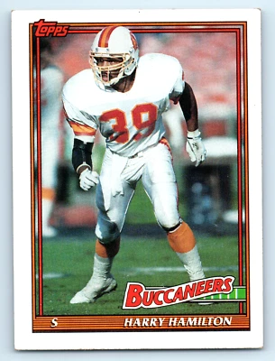 1991 Topps Harry Hamilton #490 - Image 1 of 2