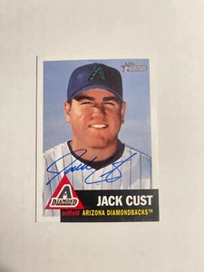 Arizona Diamondbacks JACK CUST Signed Card - Picture 1 of 1