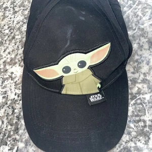Star Wars Hat Cap Mandalorian The Child Baby Yoda Grogu Adjustable Youth OSFM - Picture 1 of 10