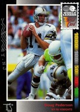 1992 Wild Card WLAF Football Trading Cards Pick From List