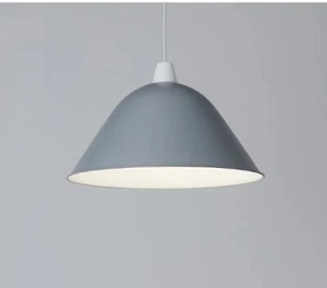 GoodHome Calume Light grey Light shade (D)48cm - Picture 1 of 2
