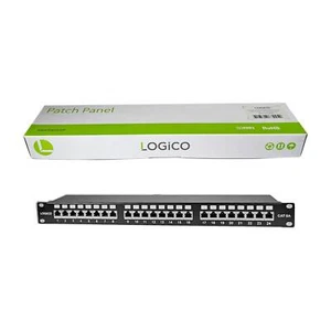 Cat6a 24 Shielded Port Patch Panel Ethernet Network LAN RJ45 1U Rack Mount 110 - Picture 1 of 6