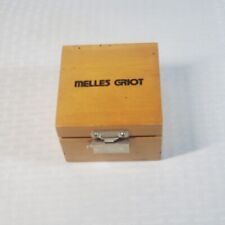 Melles Griot Optical Square Flat With Wooden Storage Box. 7 Squares.