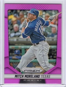 Panini 2014 Prizm Mitch Moreland Purple 90/99 Texas Rangers No. 146 - Picture 1 of 2
