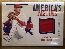 2022 Panini Chronicles Shohei Ohtani #APS-SO America's Pastime Swatches