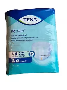 TENA Ultra Adult Disposable Diapers Incontinence Briefs L Breathable 67300 28 Ct - Picture 1 of 1