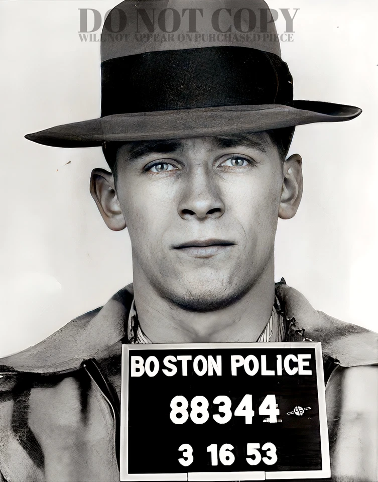 Whitey Bulger Mugshot Photograph 11 X 14 - Rare 1953 Mug Shot Portrait - Poster - Image 1 of 1