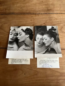 photo ancienne de mode 218 la coiffure 1952 - Picture 1 of 2