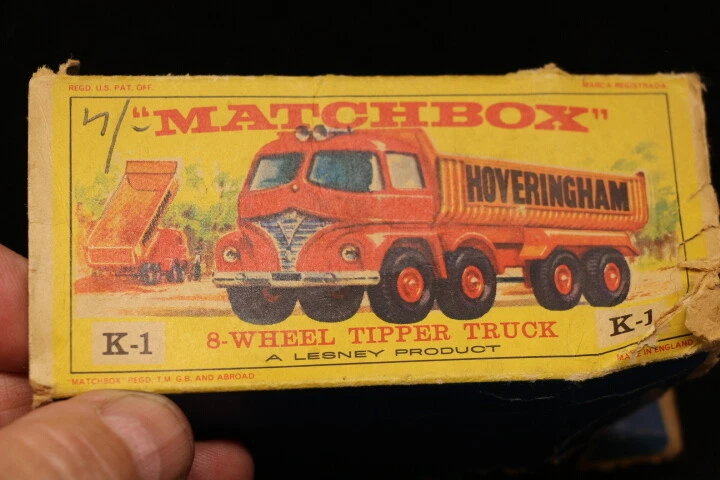 Matchbox A Lesney Product K-1 K1 Foden Hoveringham 8 Wheel Tipper Truck - Image 1 of 4