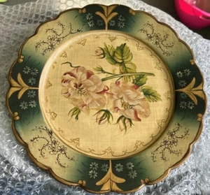 Raymond Waites Decorative Floral Plates Lot Of 3 Very Beautiful - Picture 1 of 6