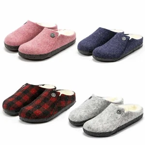 Birkenstock Zermatt Wool Felt Shearling Lined Slipper for Little Kids Boys Girls - Picture 1 of 38