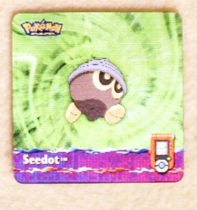 vintage 2003 Pokemon Advanced Artbox 3D NUZLEAF SEEDOT AF09 Lenticular Card - Picture 1 of 2