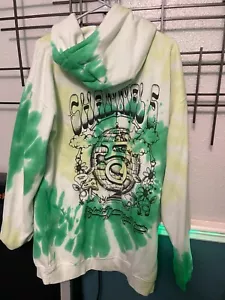 Channel 5 News green and yellow Tie Dye Hoodie Men's XL - Picture 1 of 4