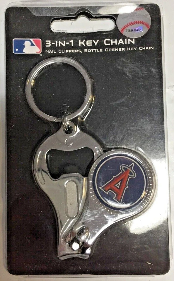 Los Angeles Angels MLB 3-IN-1 Keychain, Nail Clipper, Bottle Opener - Image 1 of 1