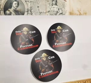 ORSO ANTI COMUNISMO š» ADESIVI CONFEZIONE DA 3 ADESIVI - Foto 1 di 17