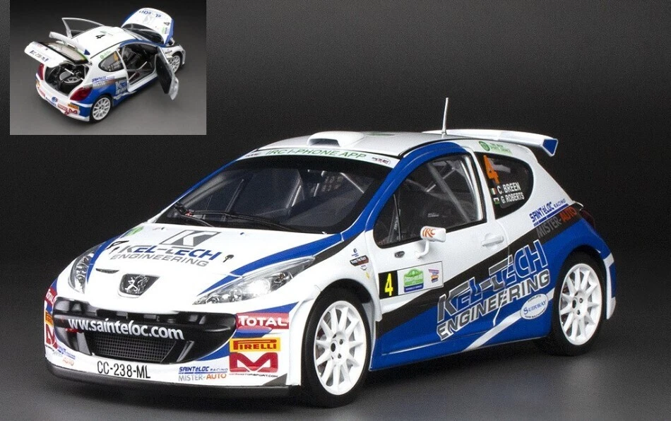 PEUGEOT 207 S2000 N.4 CIRCUIT OF IRELAND 2012 C.BREENE-G.ROBERTS 1:18 - Immagine 1 di 1