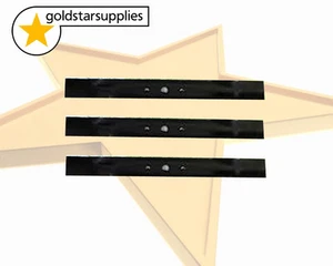 3 x ride-on mower bar BLADES to suit L100, L110, L120 & L130 JOHN DEERE 48" - Picture 1 of 2