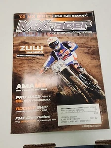 MX RACER MAGAZINE MAY 2002 ZULU WARRIOR - Picture 1 of 4