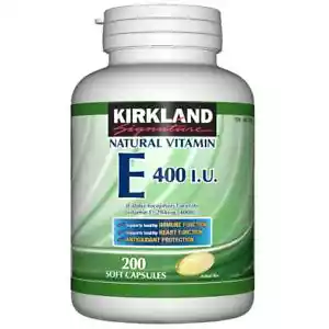 Kirkland Signature Natural VitaminE 400 IU 200 Capsules - Picture 1 of 3