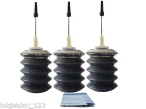 Zestaw czarnego atramentu uzupełniającego HP 61 61XL ENVY 4500 4504 5530 5531 5535 4501 4502 3x30ml - Zdjęcie 1 z 1