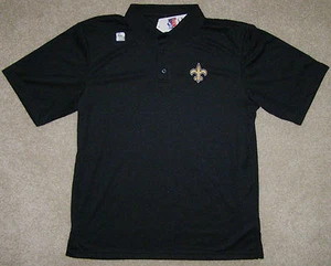 NFL New Orleans Saints Men's Coach's Team Sideline Golf Polo Shirt  - Picture 1 of 2