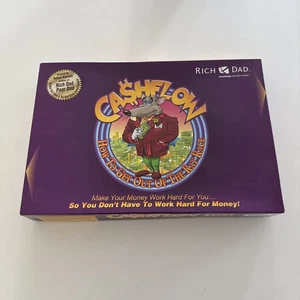 Rich Dad Cashflow Board Game Financial Literacy Robert Kiyosaki Complete - Picture 1 of 3
