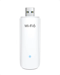 WiFi 6 AX1800Mbps USB WiFi Adapter Dual Band Wi-Fi Dongle 5GHz 1201Mbps + 2.4... - Picture 1 of 9