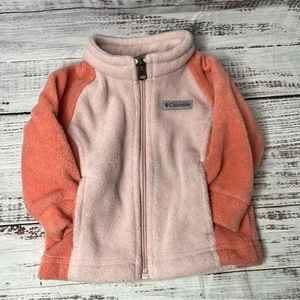 Columbia Fleecejacke Baby 3-6 Monate rosa Colorblock Benton Springs Fleece - Bild 1 von 8