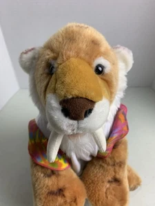Build A Bear Brown Saber Tooth Tiger Plush Stuffed Animal With Outfit Clothes - Bild 1 von 13