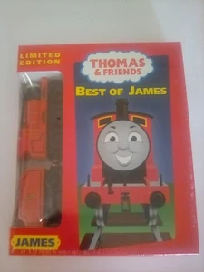 Thomas & Friends Best of James VHS Tape w/Wooden Train Limited Edition NEW VTG! - Picture 1 of 7