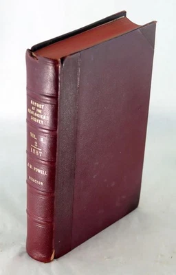 J W Powell Eighth Annual Report of the United States Geological Survey 1886-87 - Image 1 of 4