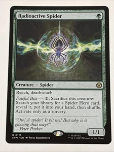 MTG Universes Beyond: Spider-man Radioactive Spider 0111 NM Rare - Picture 1 of 2