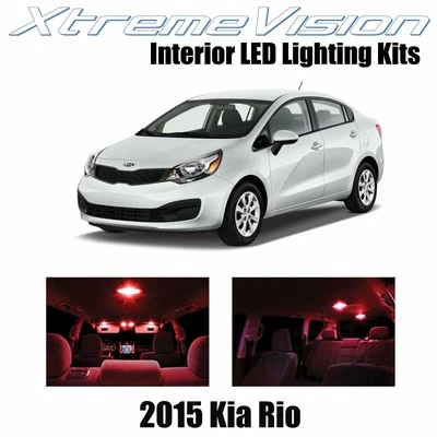 Светодиод для салона XtremeVision для Kia Rio 2015+ (8 шт.) красный - Изображение 1 из 4