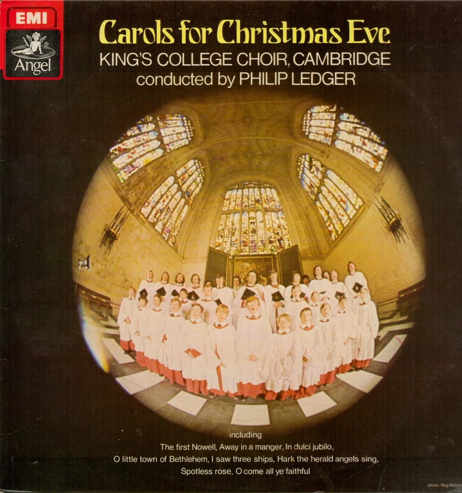 Carols For CHRISTMAS Eve-King's College Choir-QUADRAPHONIC British EMI Angel LP - Image 1 of 1