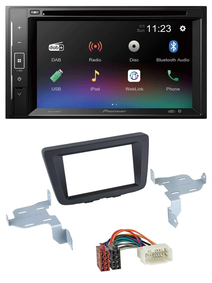 Pioneer Bluetooth MP3 USB 2DIN DAB DVD Autoradio für Suzuki Baleno EW ab 2016 - Bild 1 von 4