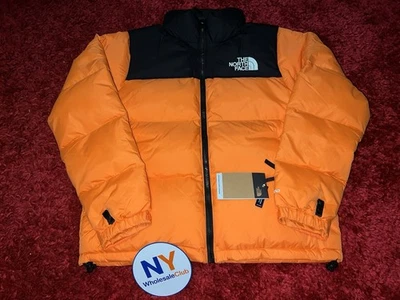 North Face мужской 1996 ретро nuptse куртка 700 вниз - конус оранжевый - Изображение 1 из 4