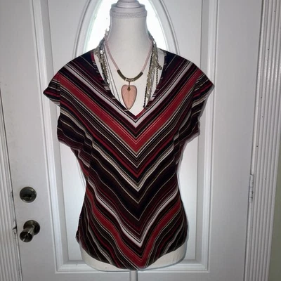 Blusa top vintage años 70 para mujer mangas con tapa talla L Foto 1 de 4