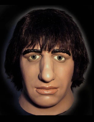 Латексная маска Ринго, рок-н-ролл, музыкант, потрясающая четверка, желтая подводная лодка - Изображение 1 из 4