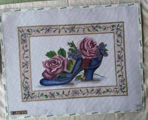 The Blue Shoe Nadelspitze Canvas A Lawford - Bild 1 von 3