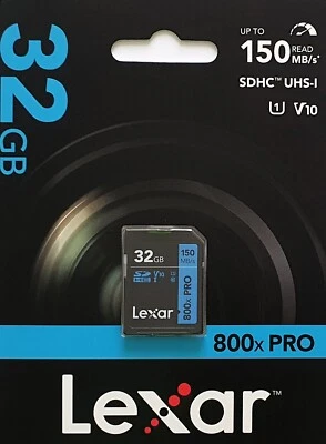 Lexar High-Performance 800x PRO SDHC SDXC UHS-I Karten 32GB 64GB 128GB 256GB - Bild 1 von 4