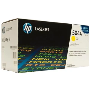 NEW Genuine HP 504A Yellow Laser Toner Cartridge CE252A LaserJet CP3525 CM3530 - Picture 1 of 1