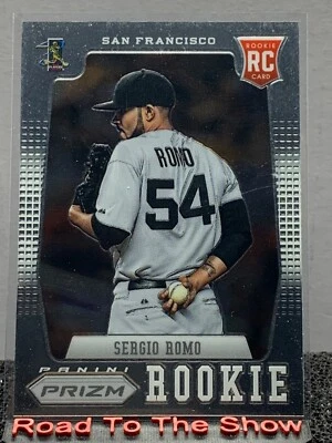 Tarjeta de béisbol 2012 Panini Prizm Sergio Romo #160 Foto 1 de 2