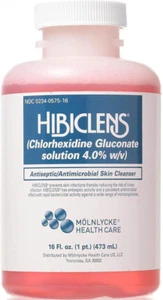 Hibiclens Antimicrobial and Antiseptic Skin Cleanser Unscented Liquid Soap 16 Oz - Picture 1 of 10