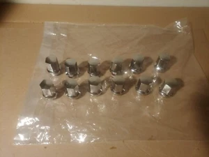 Fits Ford F-150 2015-2023 OEM Replacement Solid Chrome Lug Nuts 14x1.5/ 12pc - Picture 1 of 4