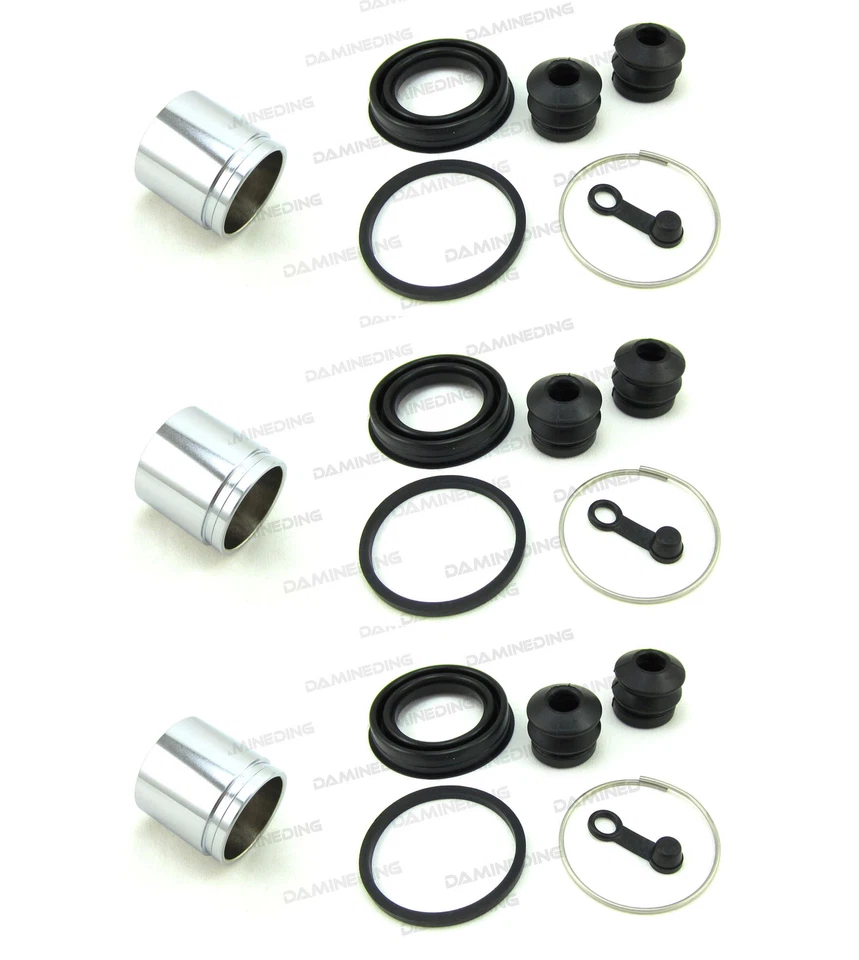 3 X 80-81 CB900C GL1100 Front/Rear Brake Caliper Piston Kit/ Caliper Rebuild Kit - Image 1 of 4