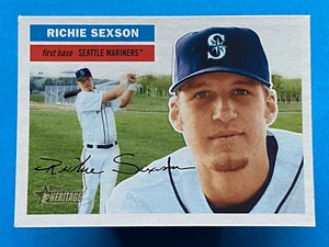 2005 Topps Heritage Richie Sexson #52 - Picture 1 of 2